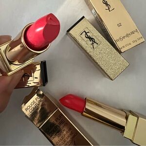 2 YSL lip 52 one is scarthed